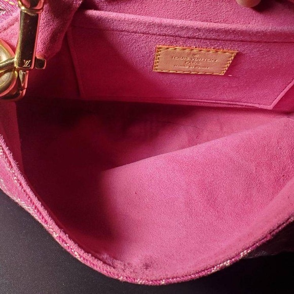 Vintage Louis Vuitton pink denim hobo bag - Picture 2 of 6